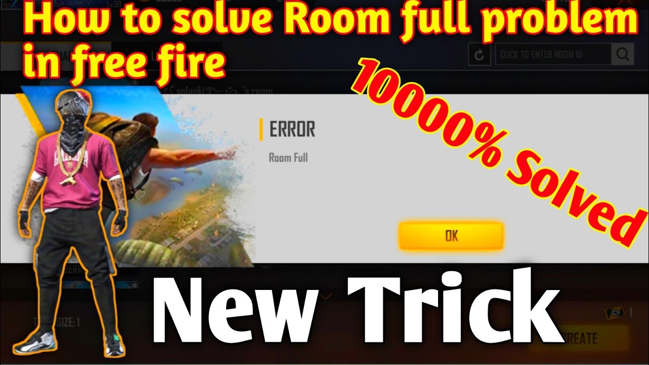 How to solve room full problem in freefire | room full problem solve kaise kare | full details