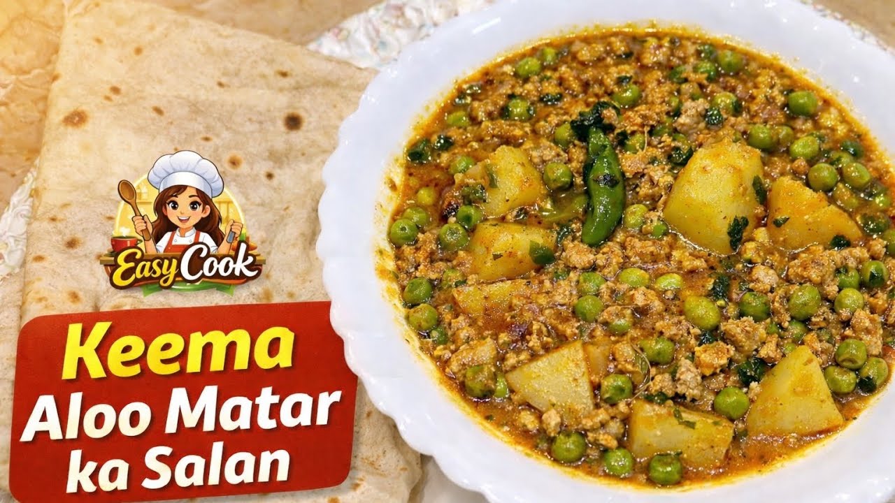 Keema Aloo Matar Recipe | Beginners Ke Liye Best Recipe
