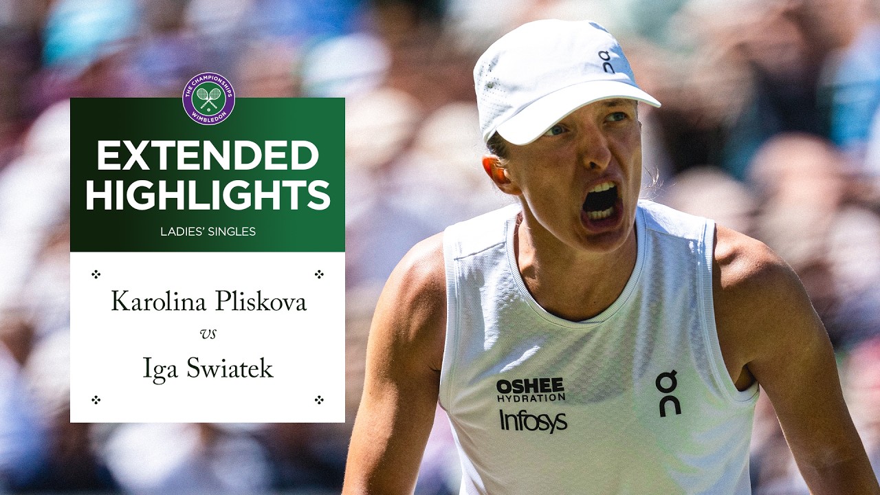 Iga SOARING at SW19! | Karolina Pliskova v Iga Swiatek | Extended Highlights | Wimbledon 2026