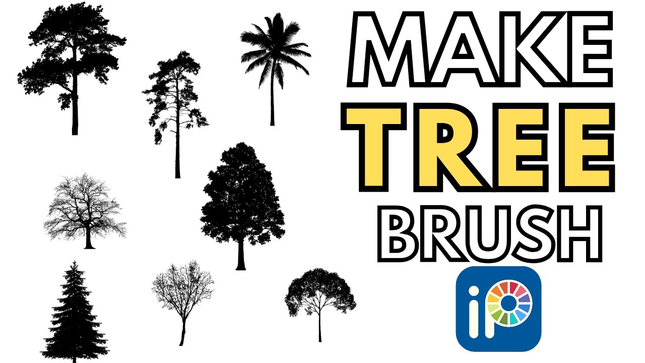 How to make Tree brush in IBIS PAINT X | create image brush in IBIS PAINT X