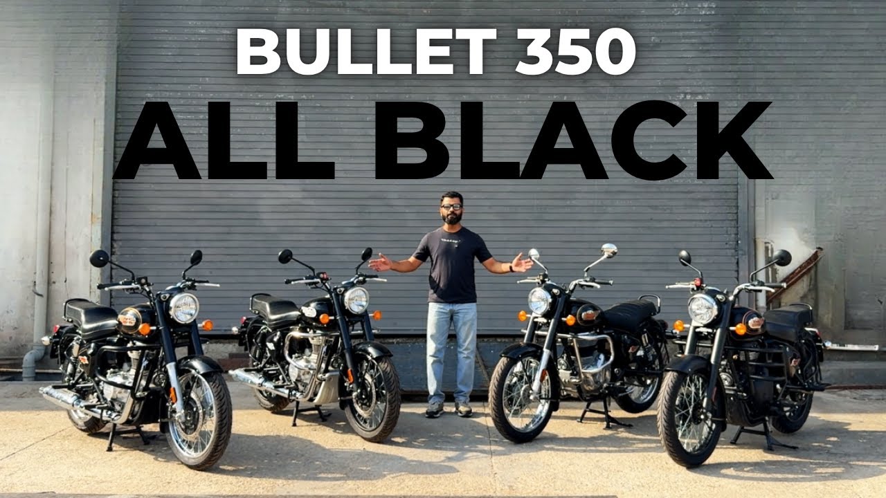 2025 Royal Enfield Bullet 350 All Black Colors | New Updates | Motorxone