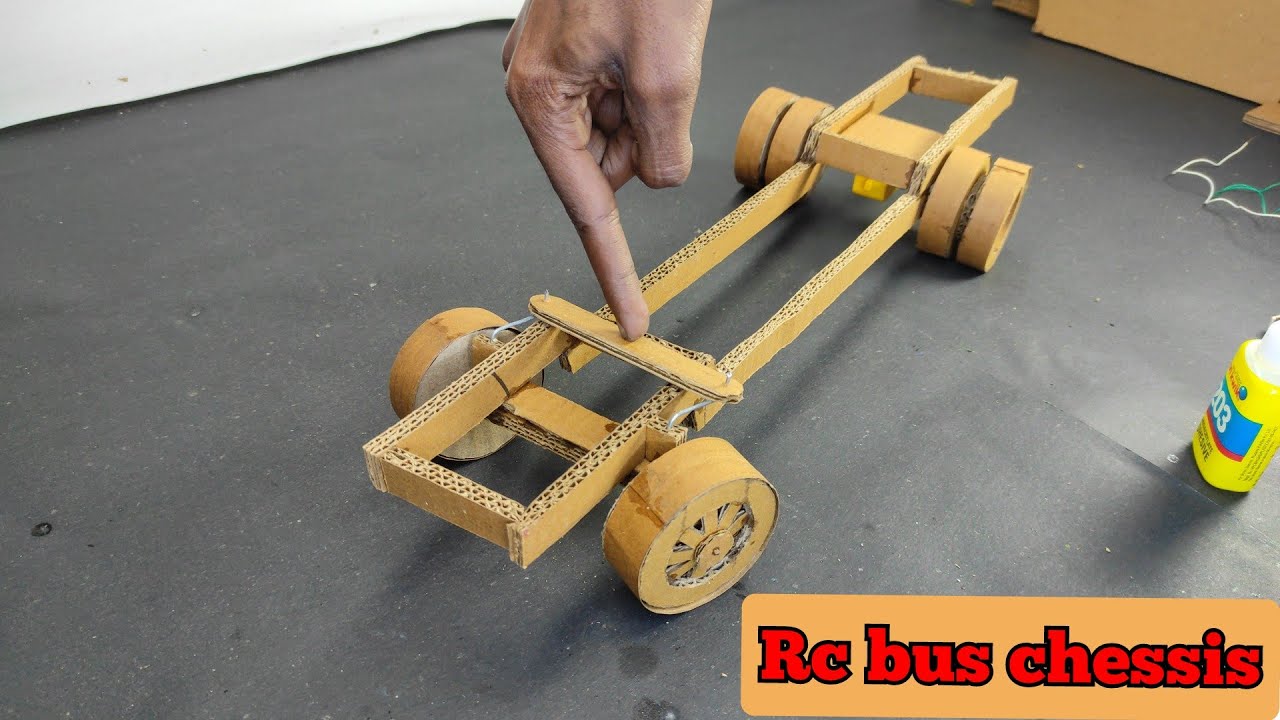 How to make rc truck, bus chessis
