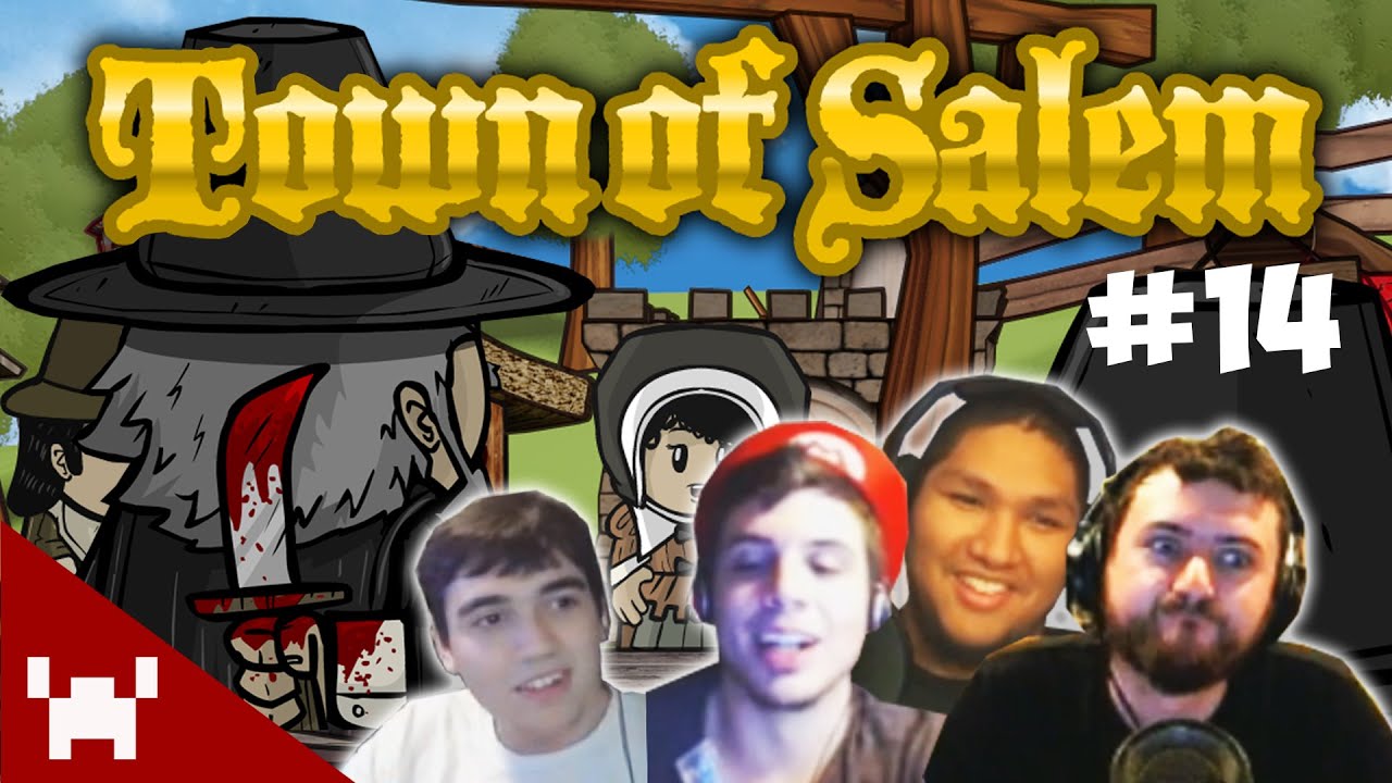 THE GIMPY KILLER (Town of Salem QUAD FACECAM w/ The Derp Crew Ep. 14)