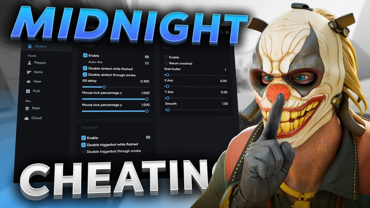 CS2 LEGIT Cheating with MIDNIGHT (PREMIER)