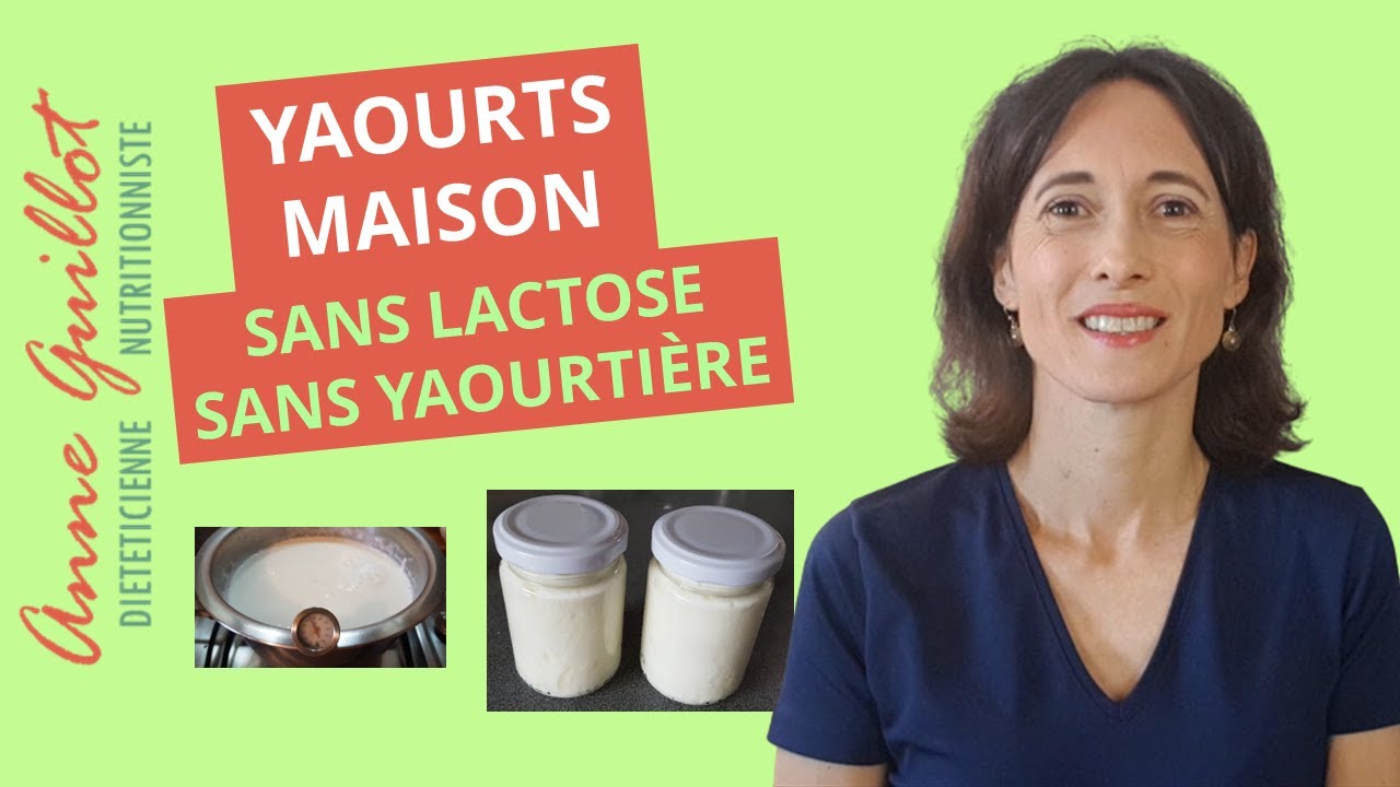 Yaourts maison sans lactose sans yaourtière – Recette facile