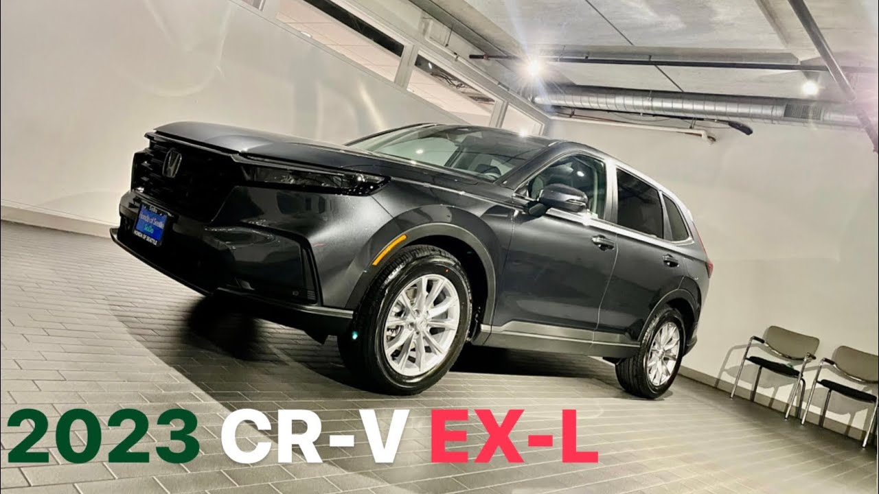 2023 CRV EX-L looks nice in the Meteorite Grey Metallic