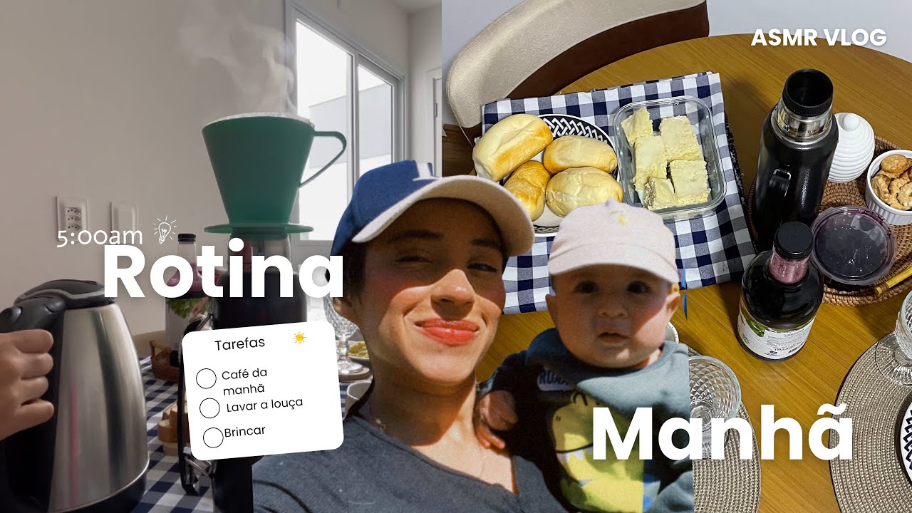 ASMR VLOG - rotina da manhã