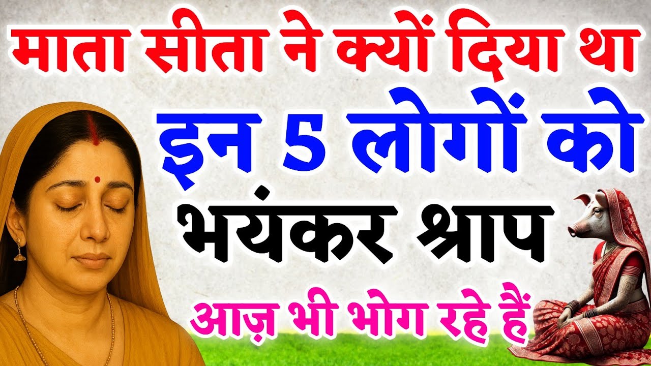 माता सीता ने क्यों दिया था, इन 5 लोगों को श्राप जो आज़ भी भोग रहे हैं | रामायण कथा | Tilak Gyan