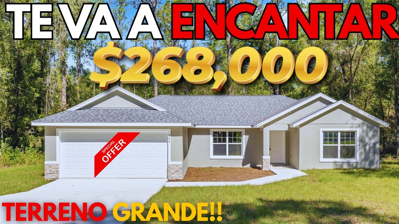 LA CASA CON EL TERRENO MAS GRANDE Y BARATA QUE PUEDES COMPRAR