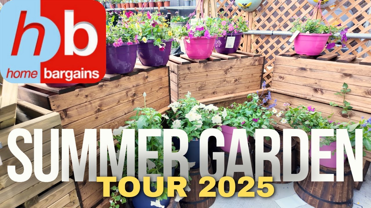 Home Bargains Summer Garden Tour 2025 - Top Plants & Accessories for Less