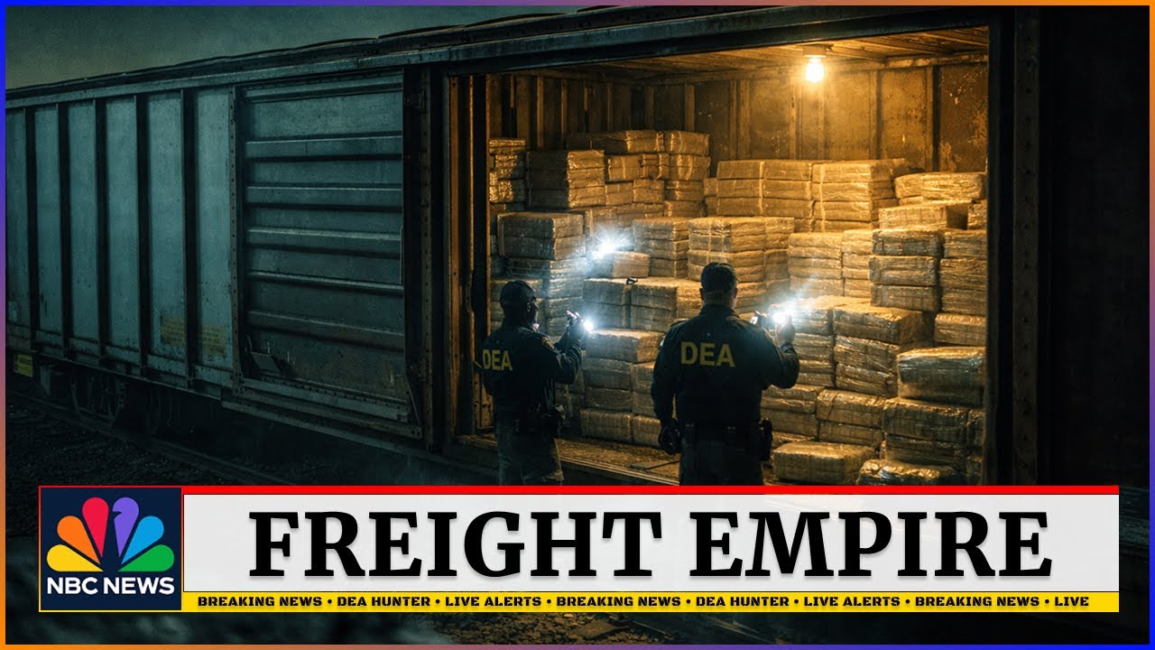 Cartel Rail Network Exposed — DEA Intercepts 89 Tons Across 14 Routes In 9 States