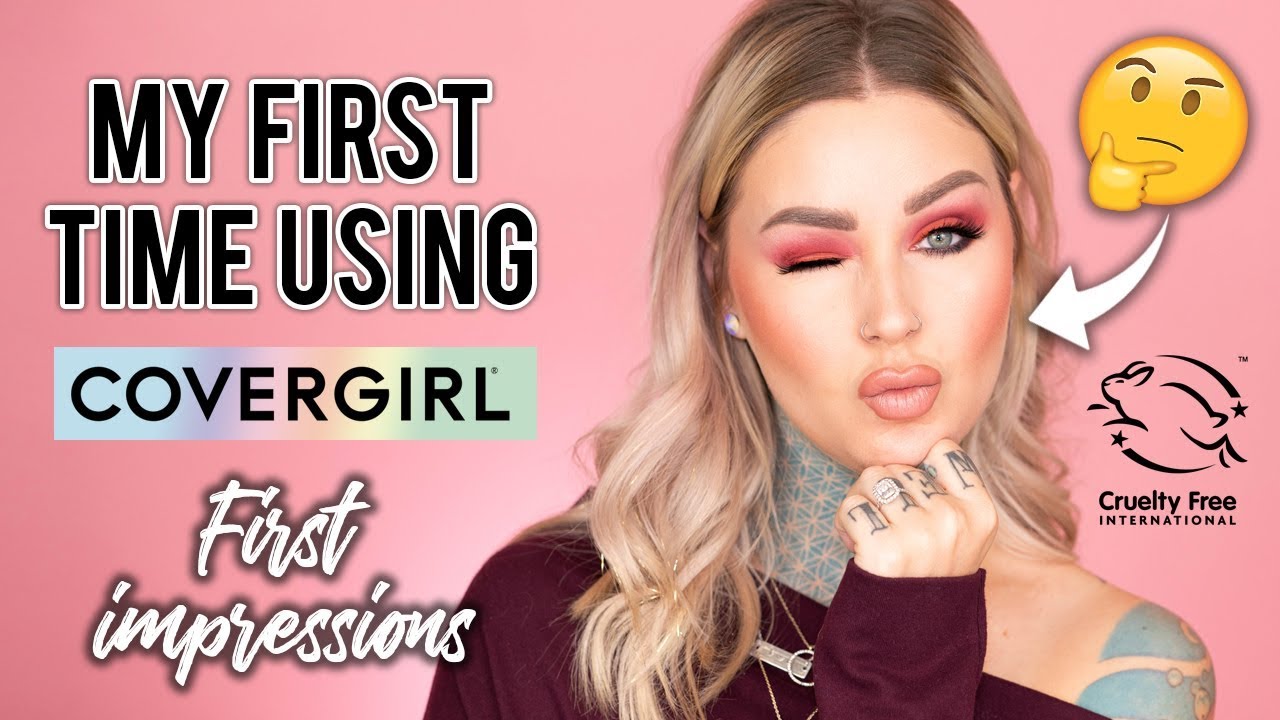 MY FIRST TIME EVER USING COVERGIRL 👀| KristenLeanneStyle