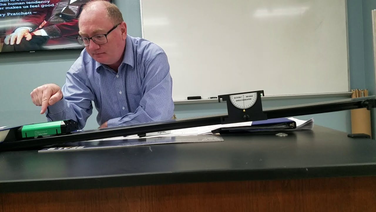 Acceleration on an Incline Lab with Data
