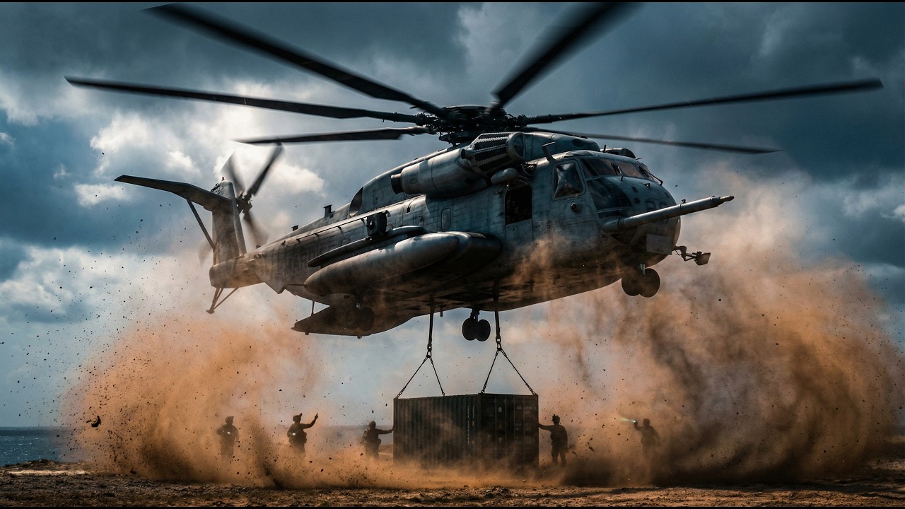 Heavy Lift Under Pressure &mdash; Marines Deploy CH-53E on Coastal Op