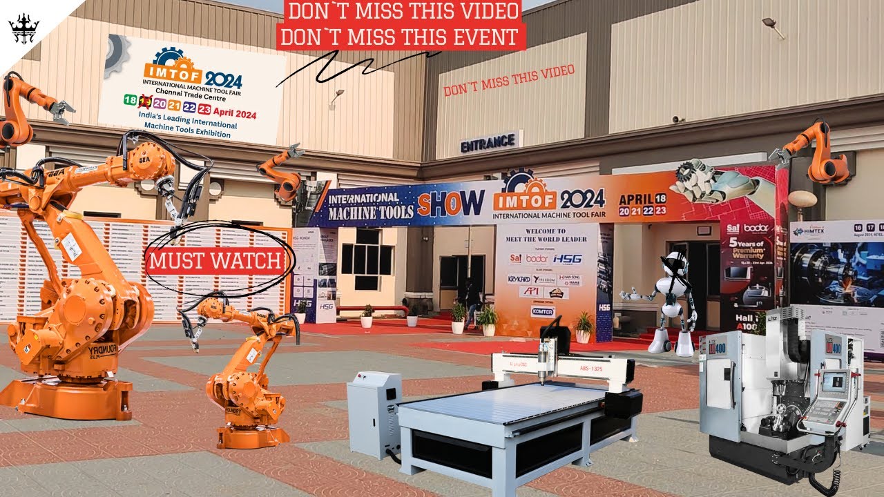 chennai trade centre | IMTOF INTERNATIONAL MACHINE TOOL FAIR #viral #trending #CHENNAI vlog