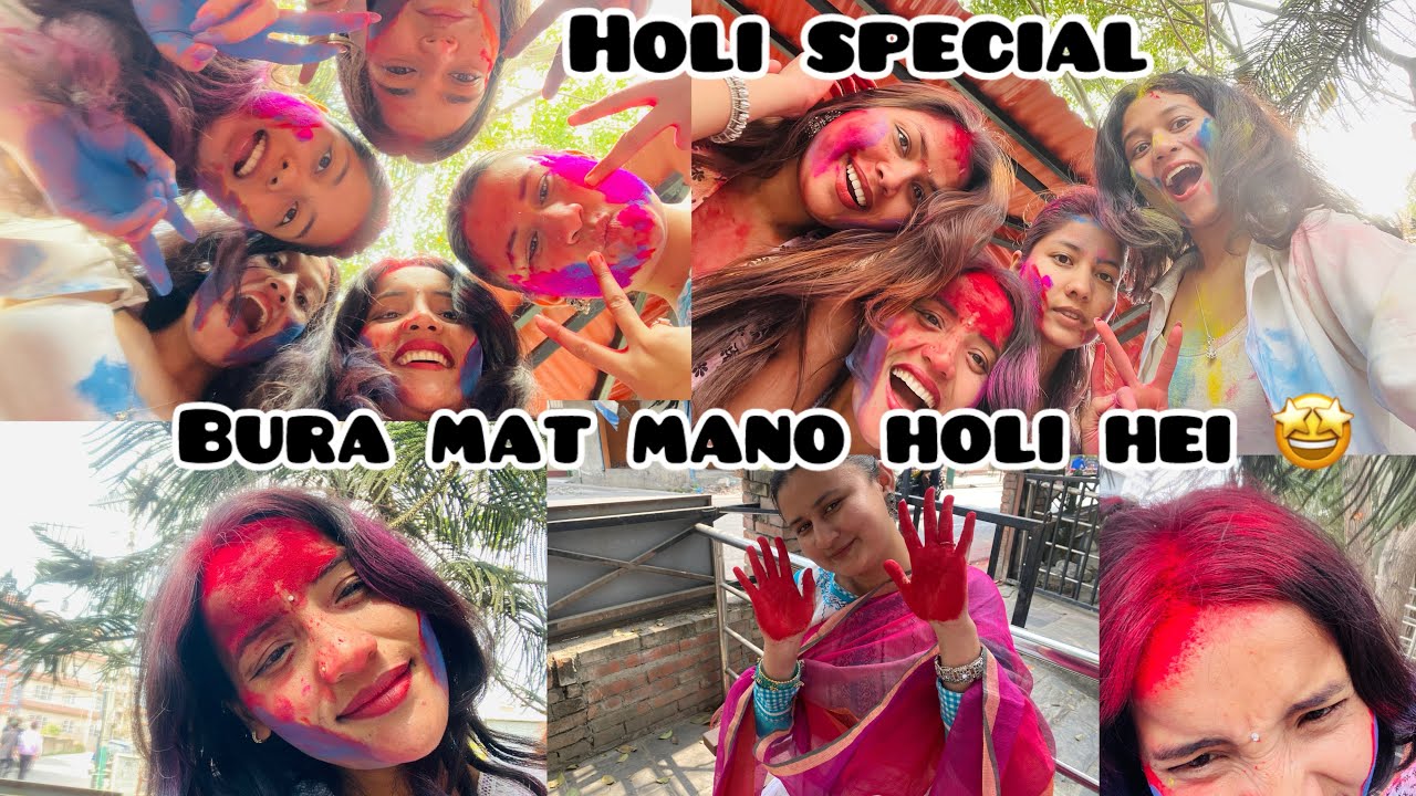 ENJOINED HOLİ WITH MY BEUTIFUL PEOPLES❤️ LATE POST,HOLİ SPECIAL #holi #coloursoffestival❤️ #sirjana 