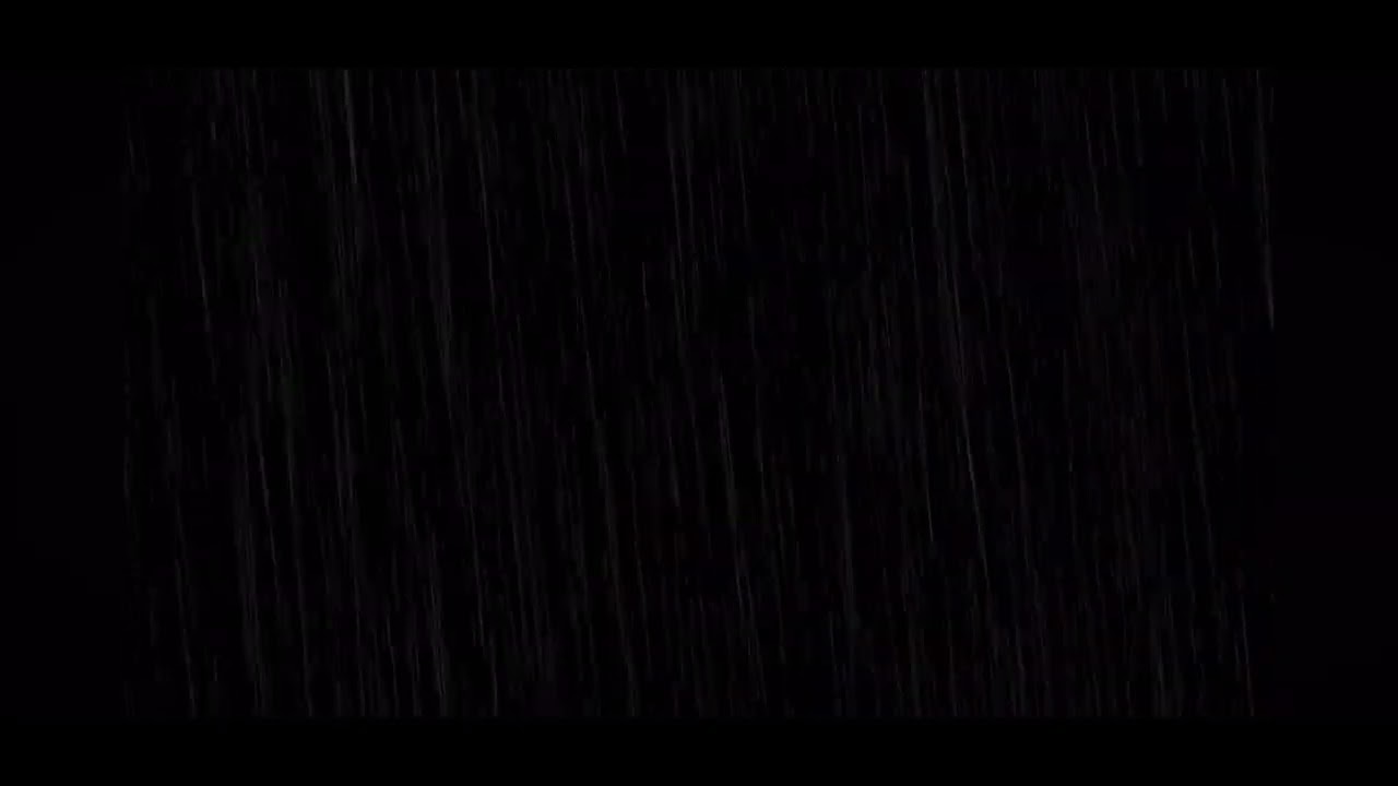 Bruit de pluie pour dormir(écran sombre pour ne pas être dérangé par la luminosité) B￼onne nuit 🐬