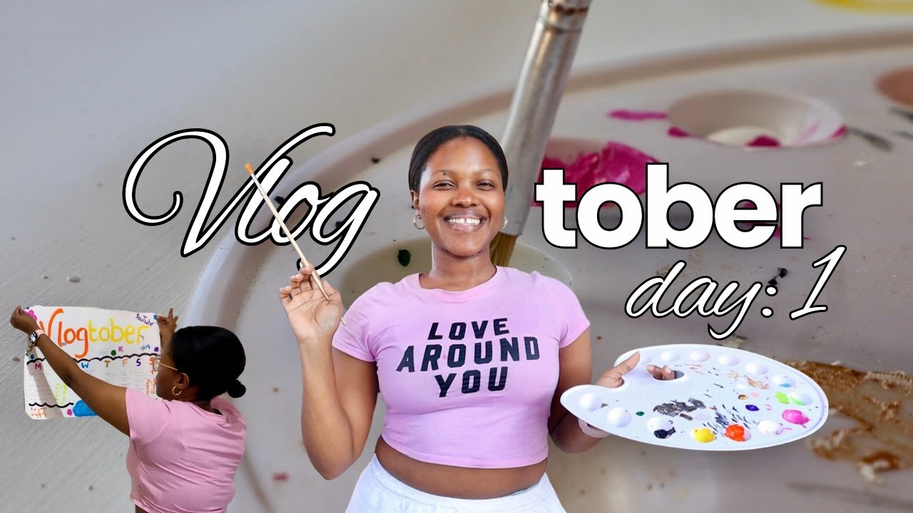 Vlogtober Day 1 | Plan With Me for October | DIY Content Calendar