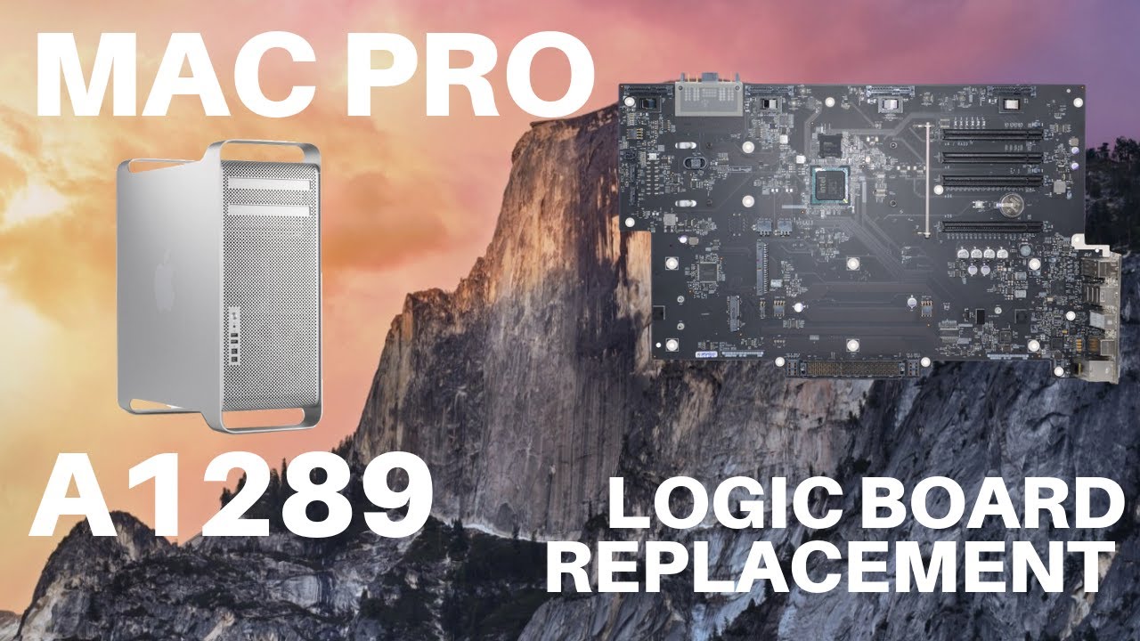 Mac Pro A1289 — замена материнской платы (2009–2012)