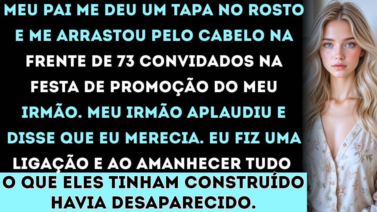 “Meu pai me deu um tapa no rosto, me arrastou pelo cabelo — uma ligação depois, a vida deles estava