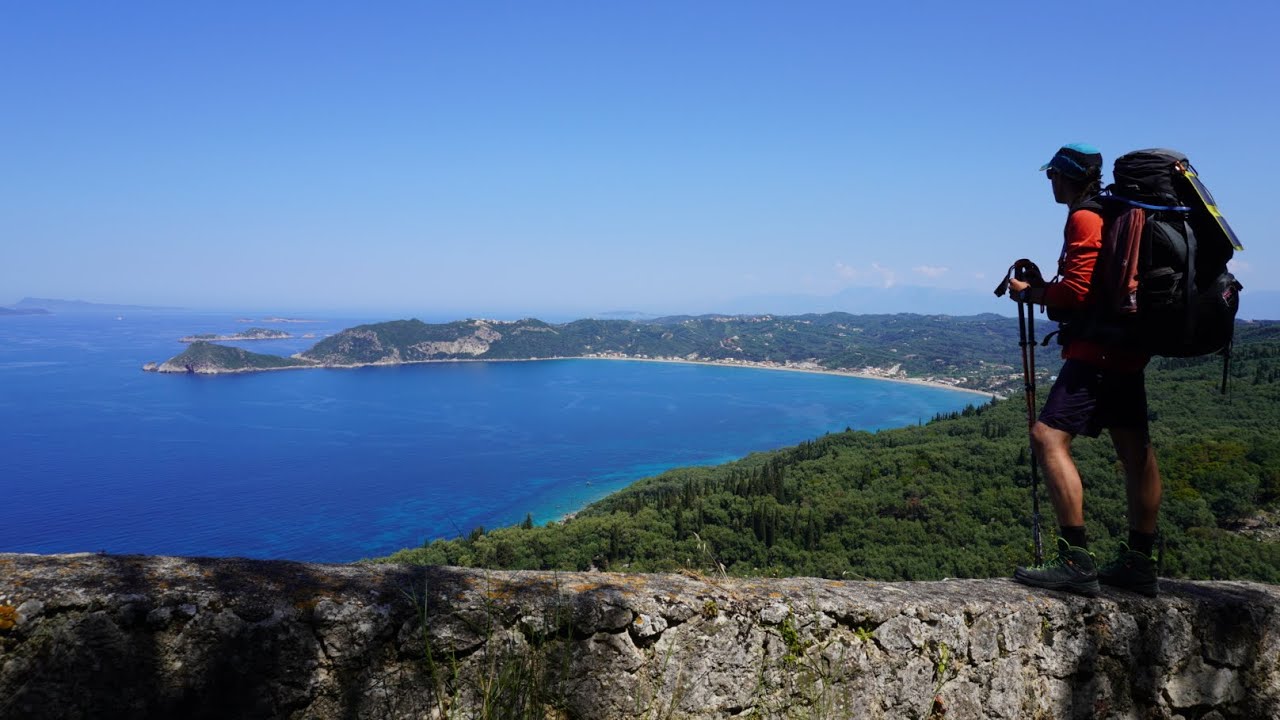 Corfu Trail (175km) in 7 days, day5, Liapades - Agios Giorgios - Valanio bivouac, Greece, 11-05-2022
