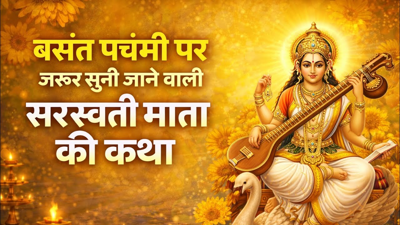 माँ सरस्वती की कथा - Basant Panchami Ki Katha| Basant Panchami Ki Kahani | Saraswati Mata Ki Katha