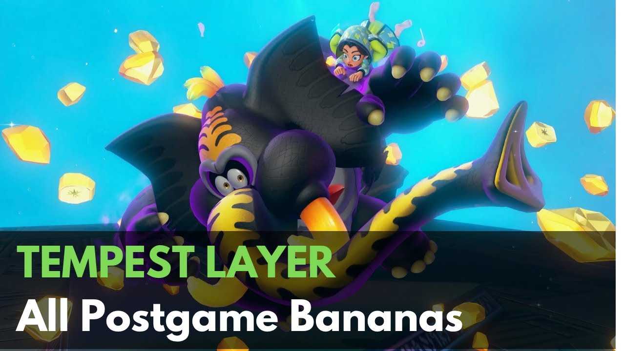 All Postgame Bananas - Tempest Layer (Elephant Bananza Rehearsal) | Donkey Kong Bananza Walkthrough