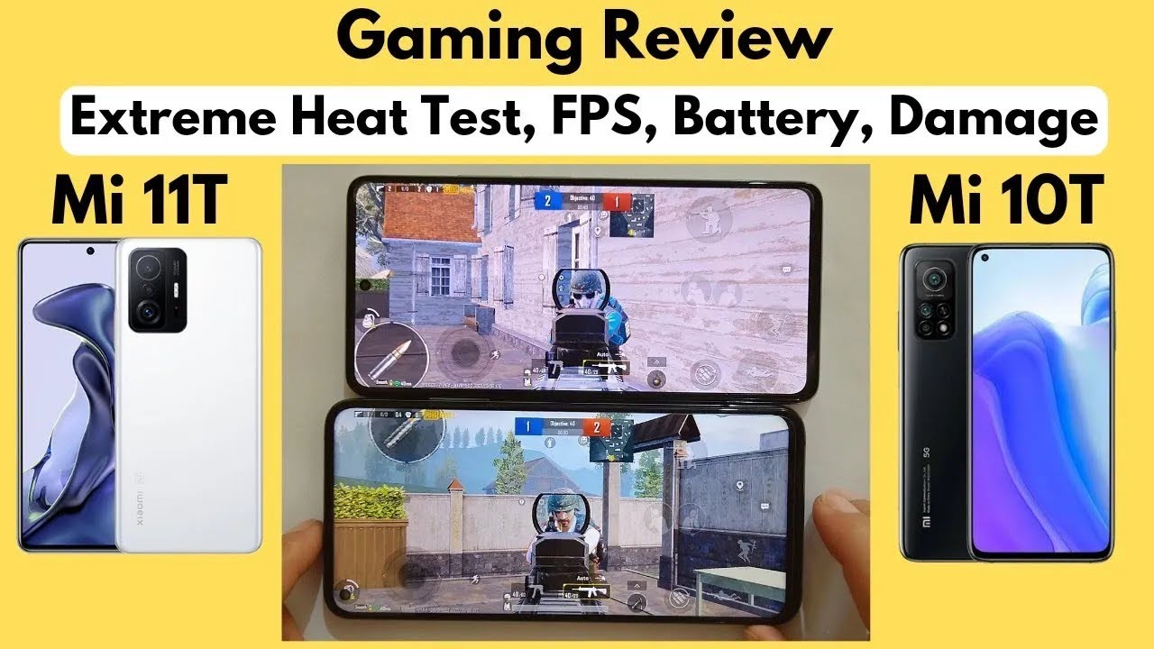 Xiaomi Mi 11T Vs Mi 10T PUBG Test [Extreme Heat Test]
