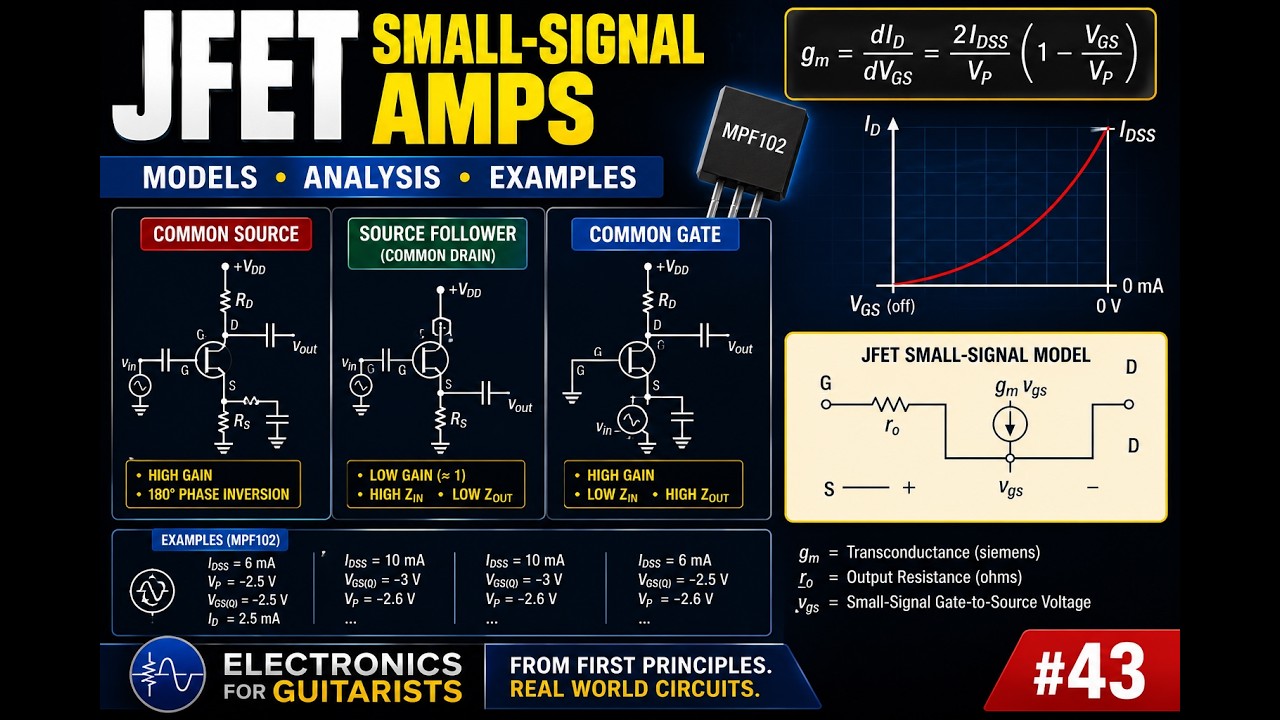 Topic 43: JFET Small Signal Amps