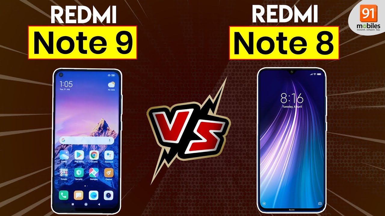 Redmi Note 9 vs Redmi Note 8: Comparison overview