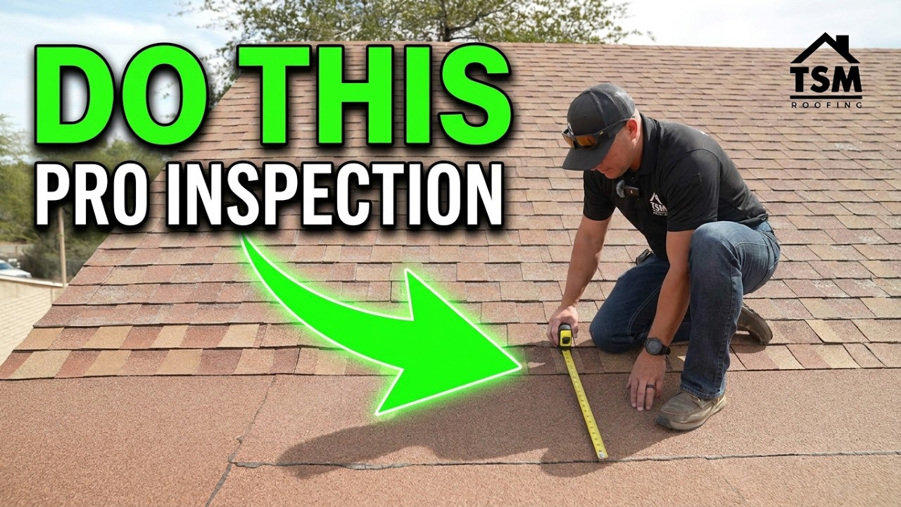 Как кровельщик-эксперт проводит осмотр крыши | TSM Roofing