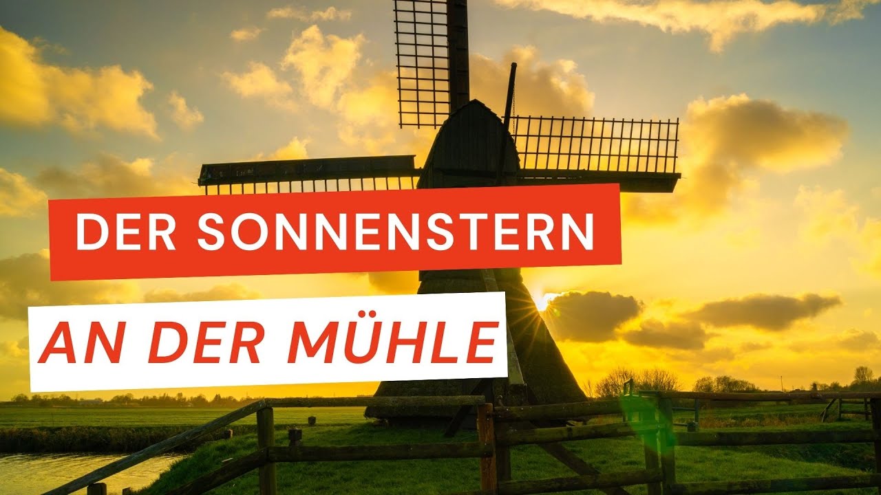 Der Sonnenstern und die alte Mühle | Fototour zum Sonnenuntergang in Honigfleth | #Landschaftsfoto