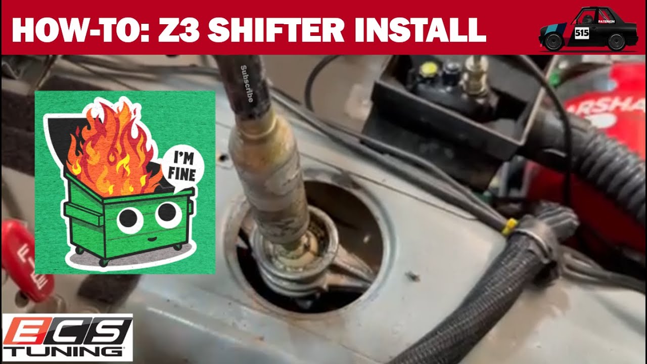 BMW E30 Z3 shifter install