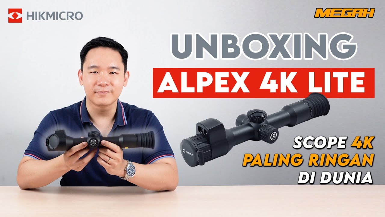 Unboxing & Review Hikmicro Alpex 4K Lite | Night Vision Scope Ringan & Canggih Banget!