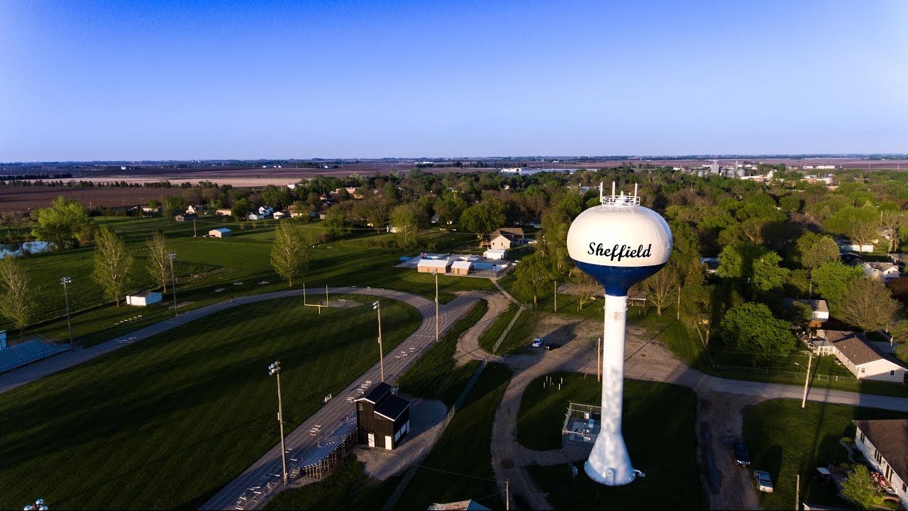 Sheffield, IA Aerial Footage