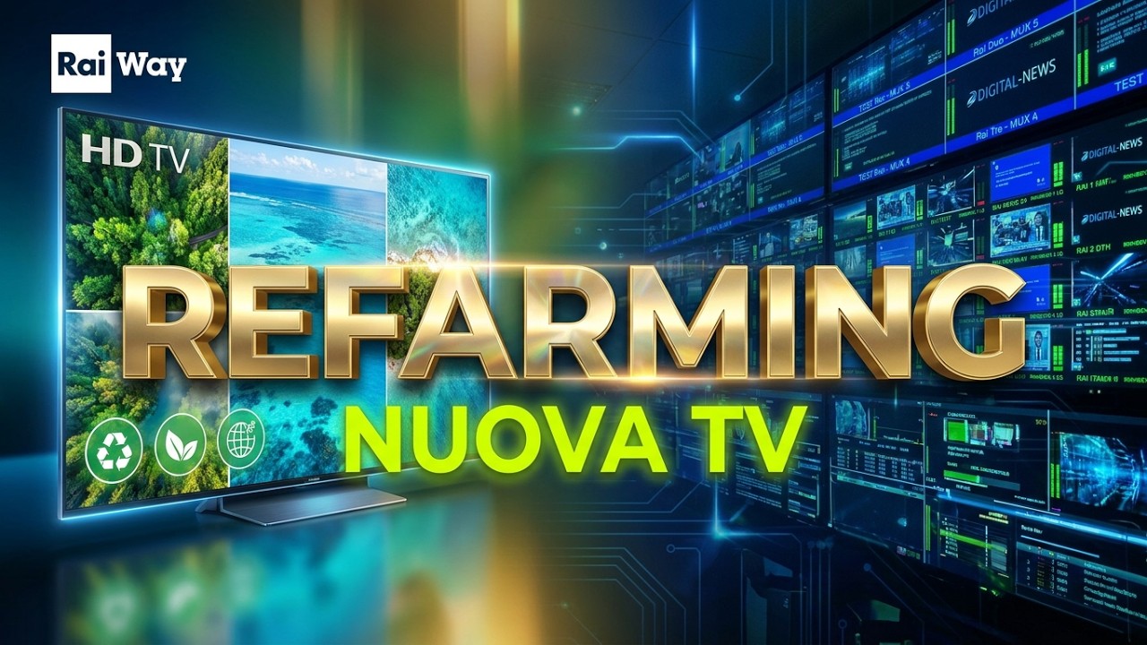 Il Refarming: L&rsquo;Innovazione Sostenibile nella Trasmissione TV | Rai Way e DVB-T2