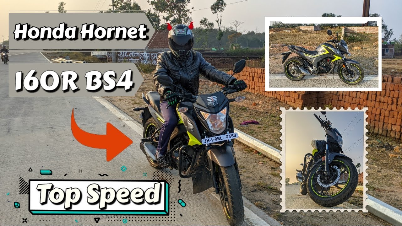 Honda CB Hornet 160R BS4 Top Speed TEST | The Energetic