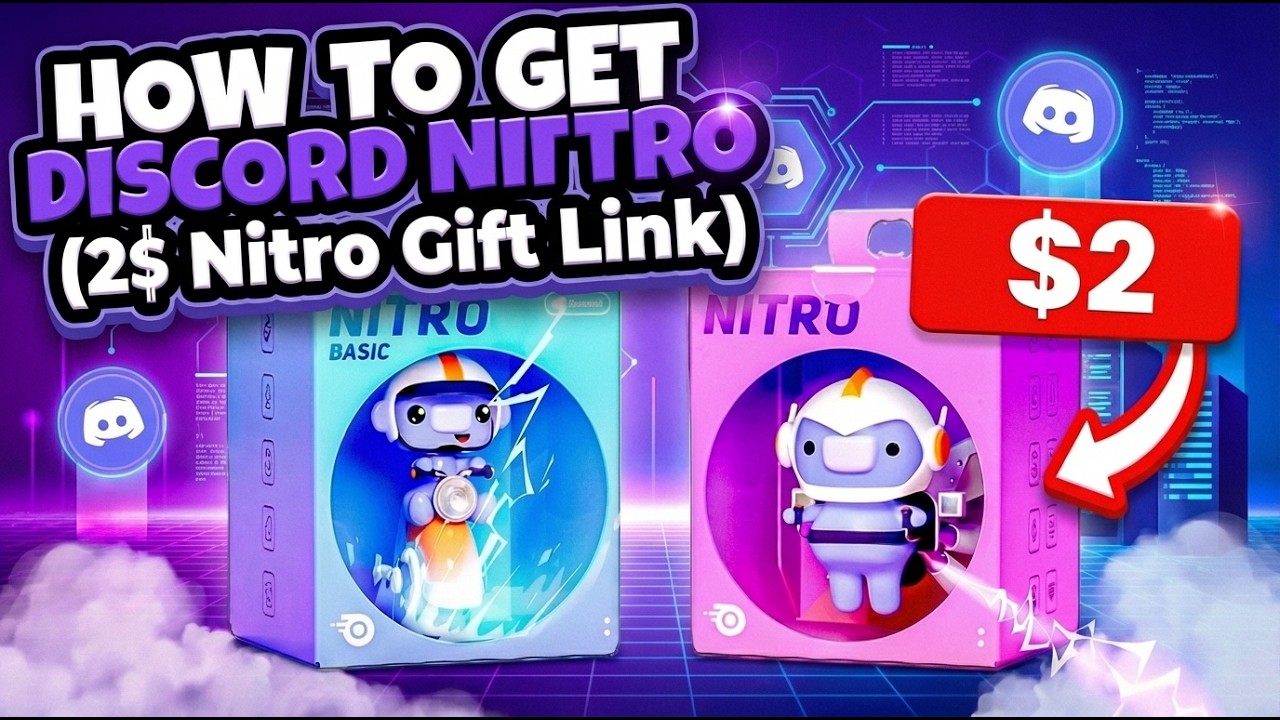 Discord Nitro Boost Only 2$ (Unlimited Gift Links)