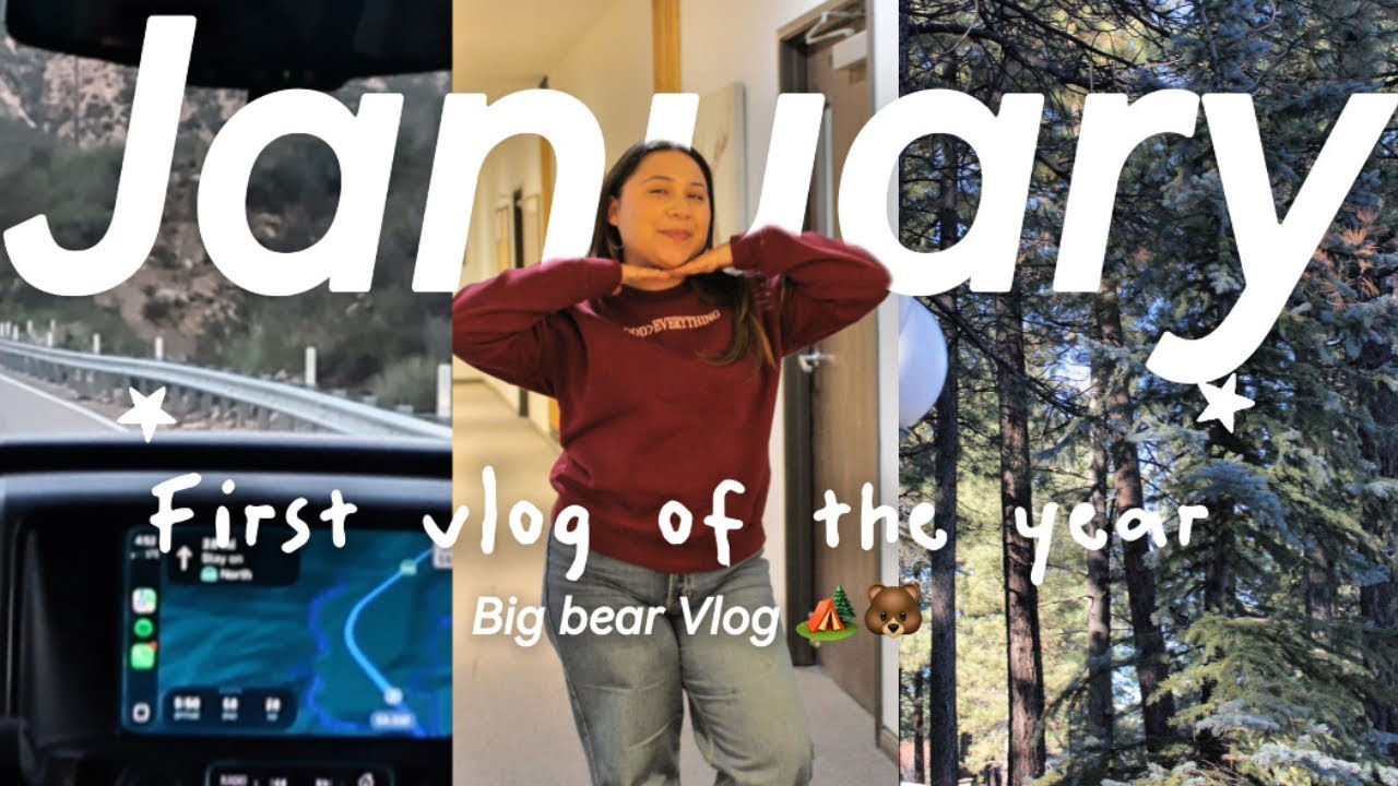 Needed This Trip | First Vlog of the Year | Big Bear Trip🐻⛺️ 