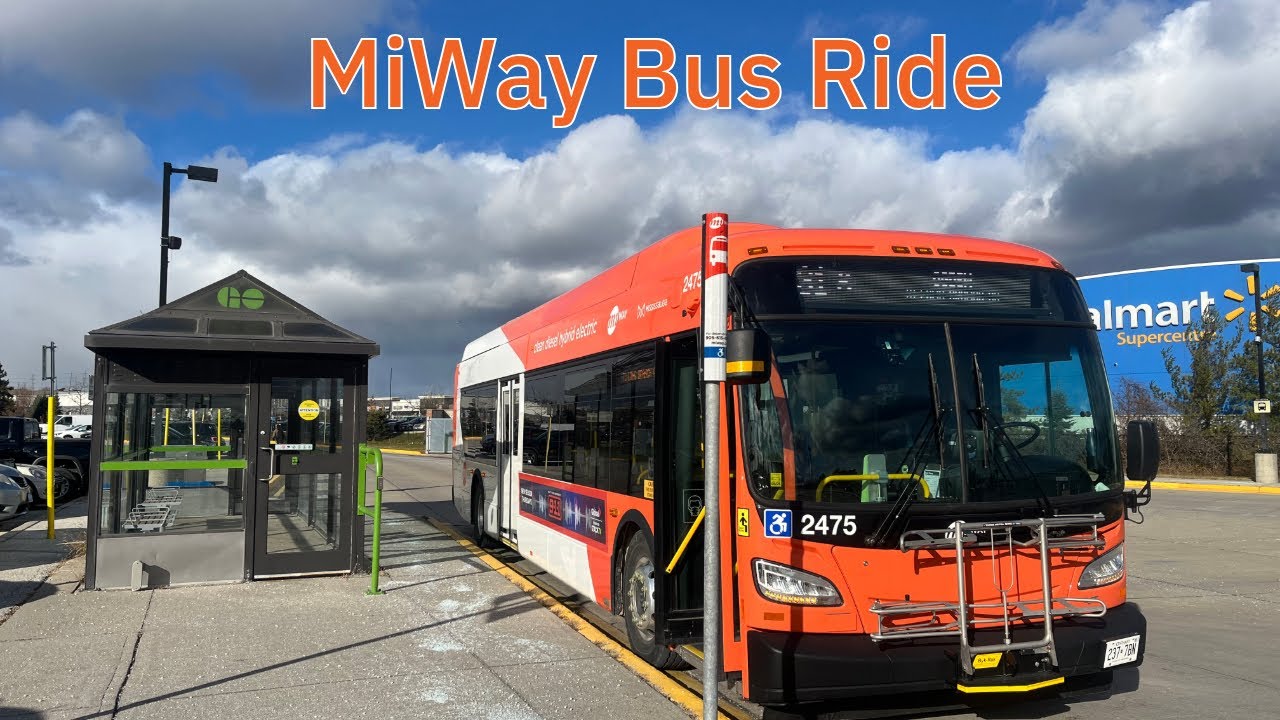 Mississauga MiWay 31 Odgen Bus Ride - Full Route Southbound 11/28/2025