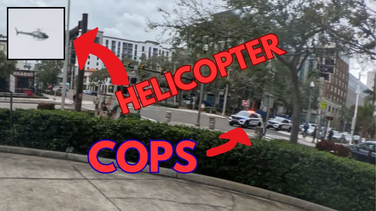 They called a HELICOPTER on the rideout! (impounded)