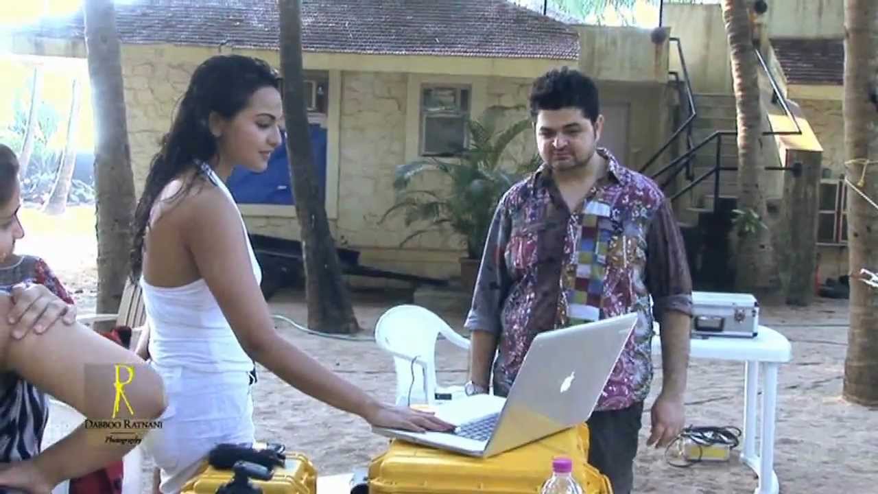 Making Of Sonakshi Sinha Shooting For Dabboo Ratnani's 2013 Calendar.