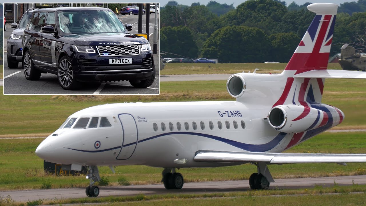 Military aircraft, Prince William, and others pass through RAF Northolt ✈️ 🚓