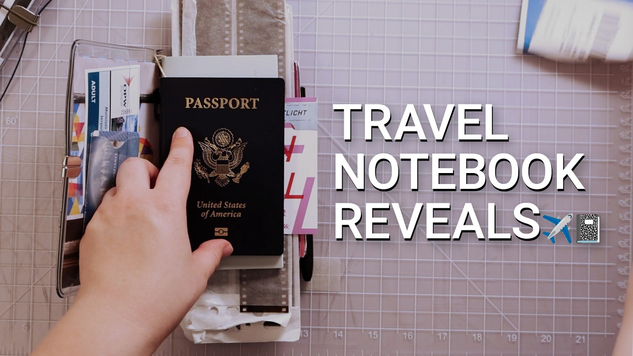 📓 Inside My Travel Notebooks – Aesthetic + Functional! | Cloth & Paper