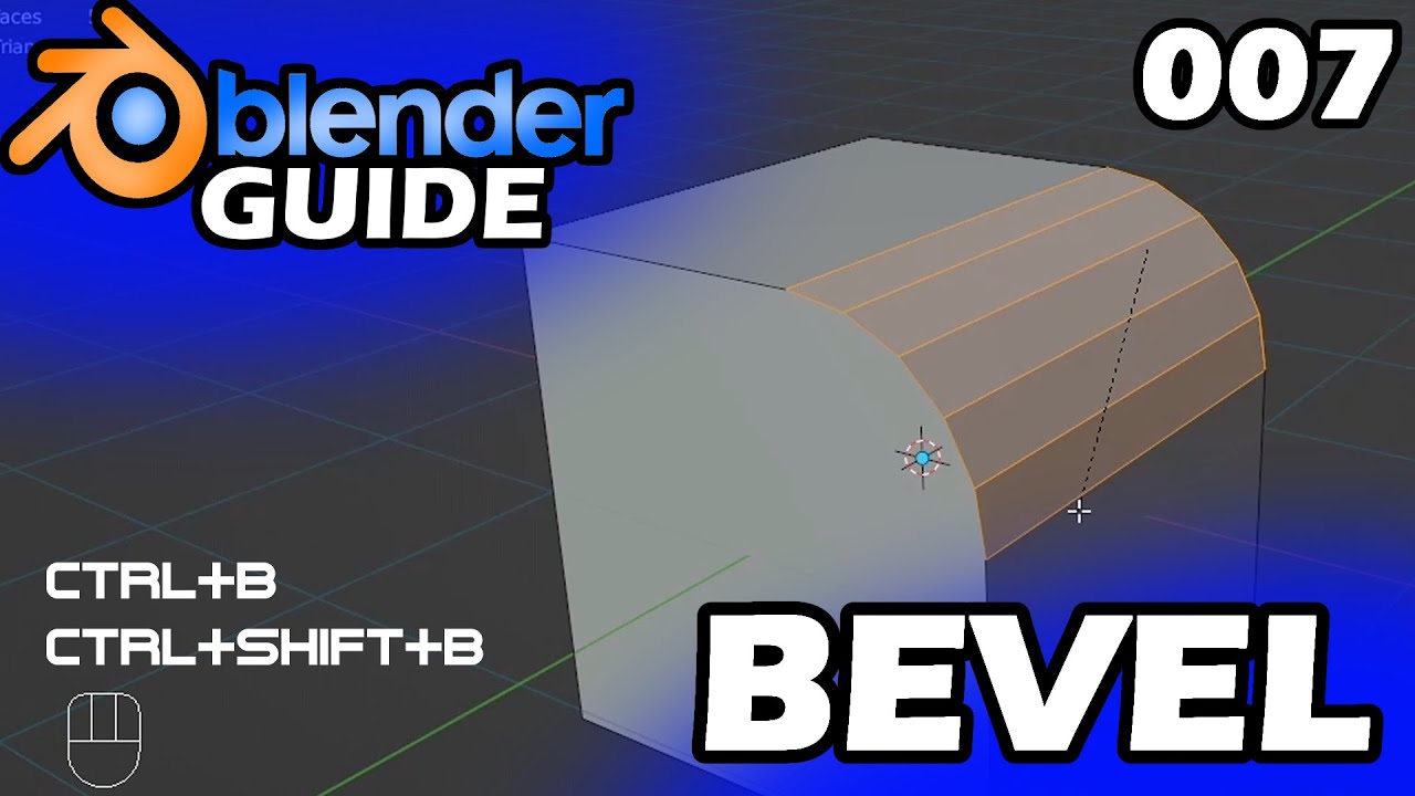 VERÄNDERN MIT BEVEL EDGES & VERTICES🏆 The Blender Guide(Blender Tutorial Deutsch / German) [S1-E007]