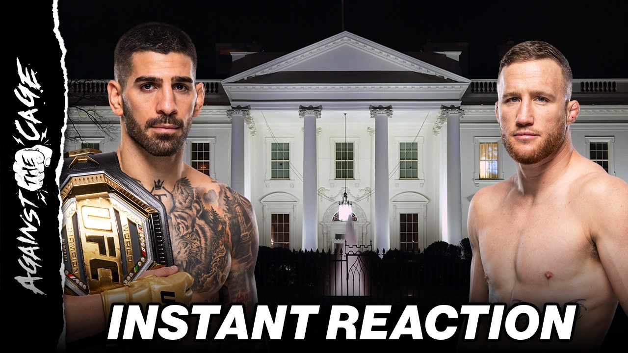 BREAKING: Ilia Topuria vs Justin Gaethje and rest of UFC White House announced | Against the Cage