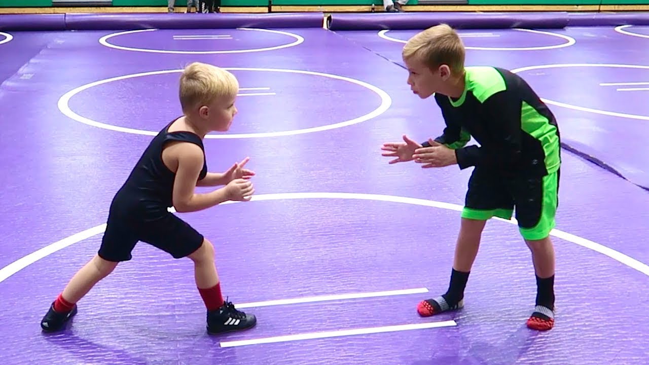 Boys Wrestling Kindergarten vs 5th Grade!