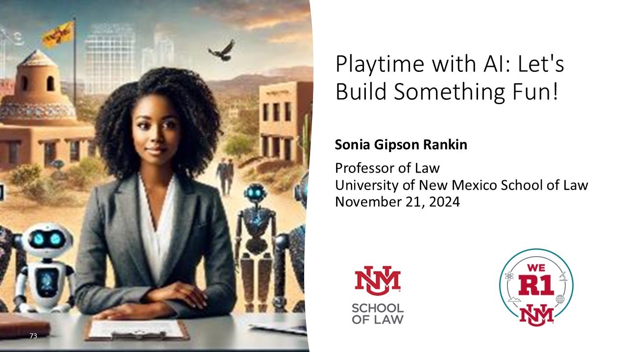UNM Law AI Legal Tools Workshop