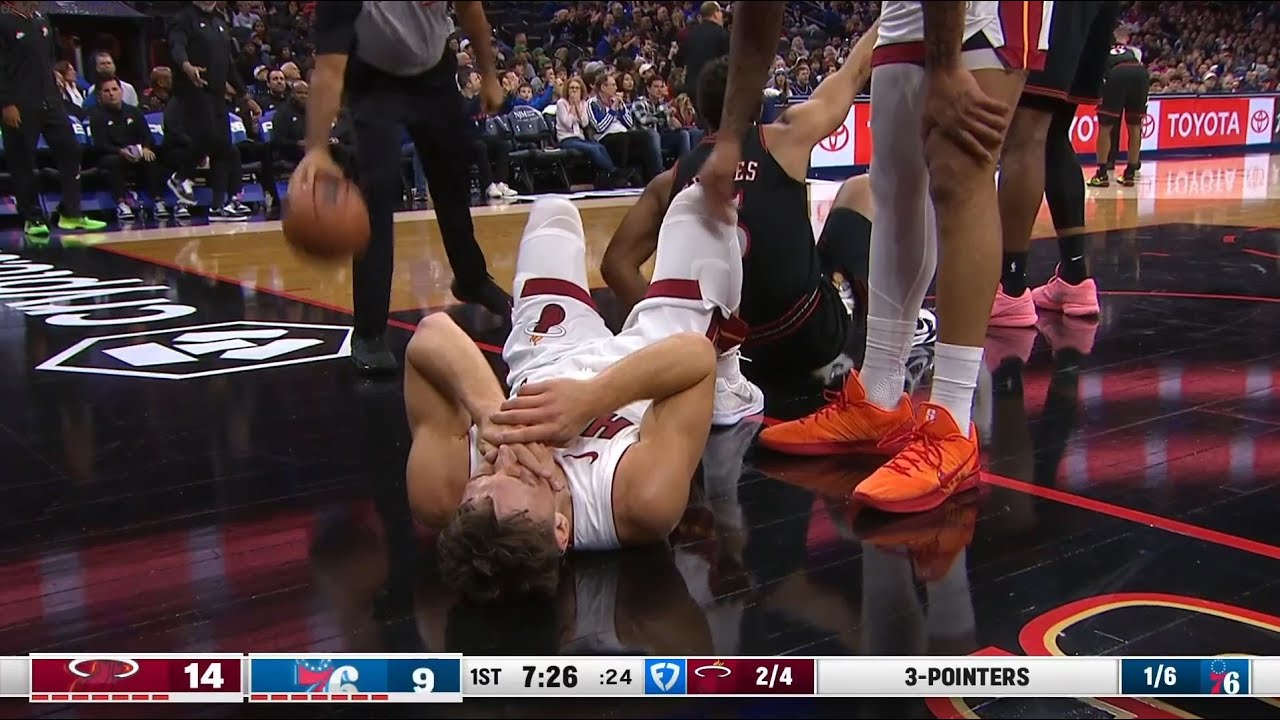Pelle Larsson draws two charging fouls from the Paul George and Quinten Grimes in one minute