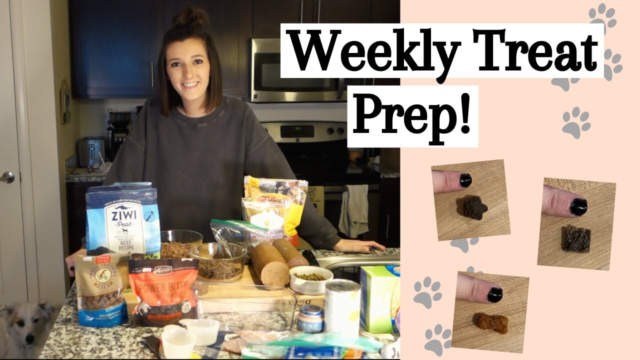 Weekly Dog Training Treat Preparation